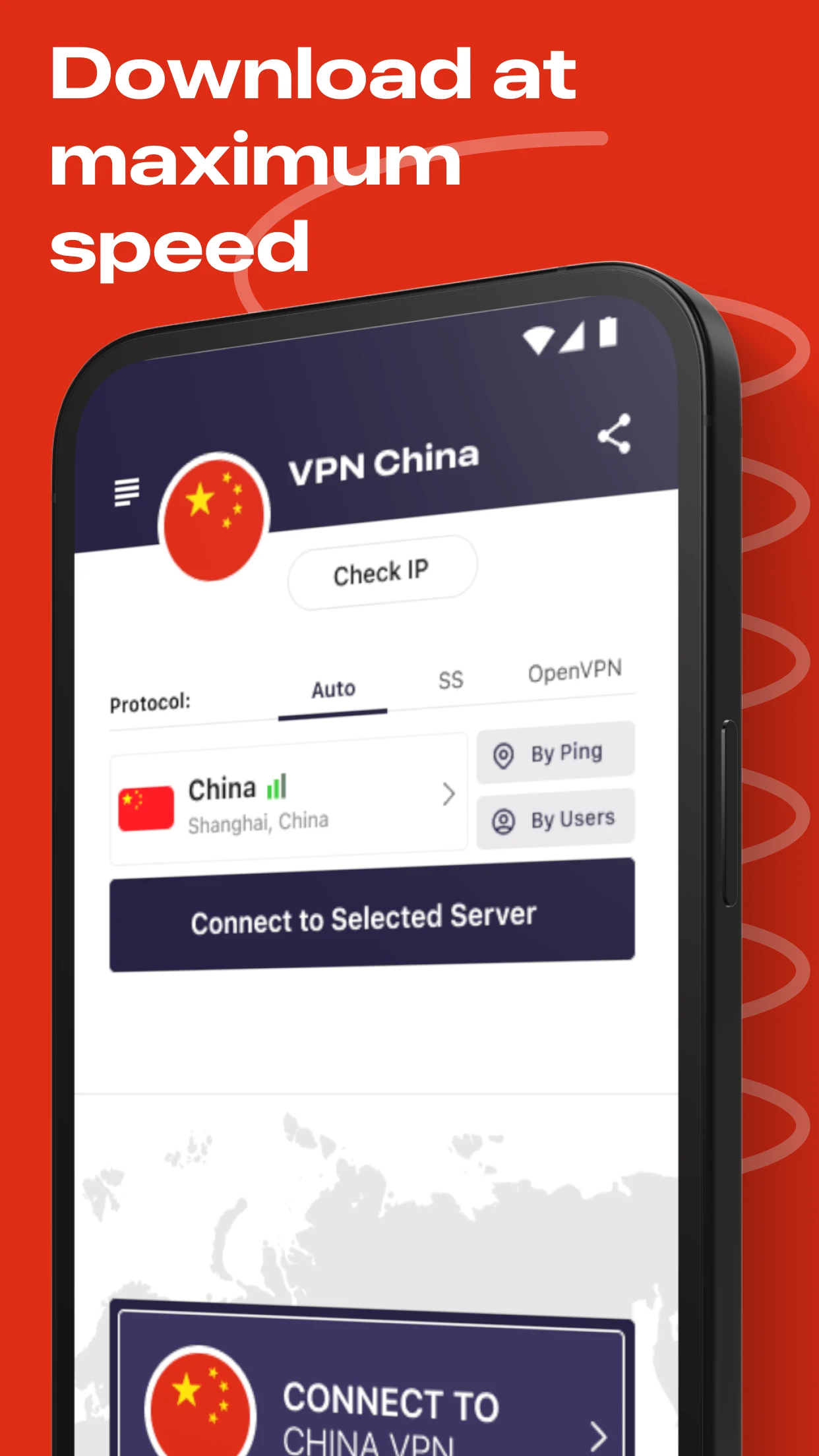 VPN China - get Chinese IP screenshot